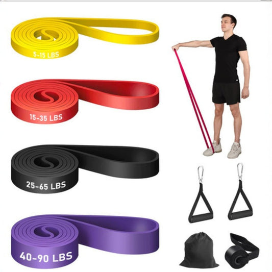 Elastic Resistance Bands, Resistance Rings, Yoga Training, Pull-Ups, Sports Training, Fitness Shaping Exercises, Resistance Bands - image 2
