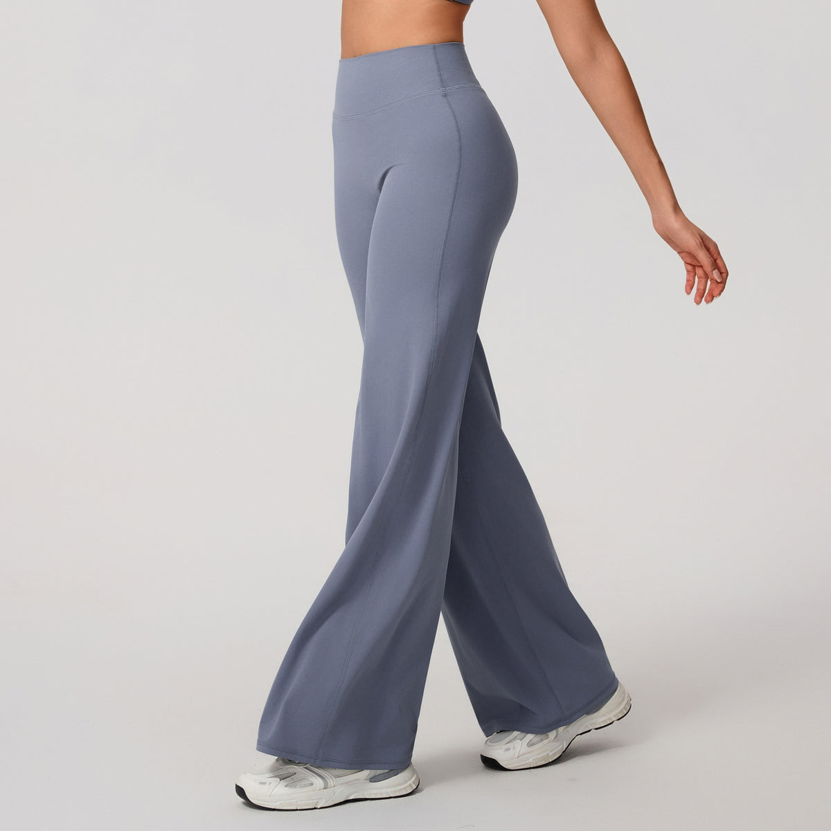 Xiga Cross-Border Straight-Leg Pants, Loose and Soft Yoga Wide-Leg Pants, Autumn and Winter Pilates Running Fitness High-Waisted Straight-Leg Pants - image 3