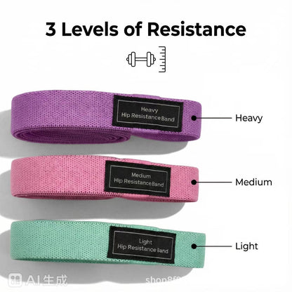 Resistance Bands for Squats, Slimming, Butt Shaping, Yoga Elastic Bands, Fitness Women's Back Stretching Bands, Hip Lifting Bands - image 4