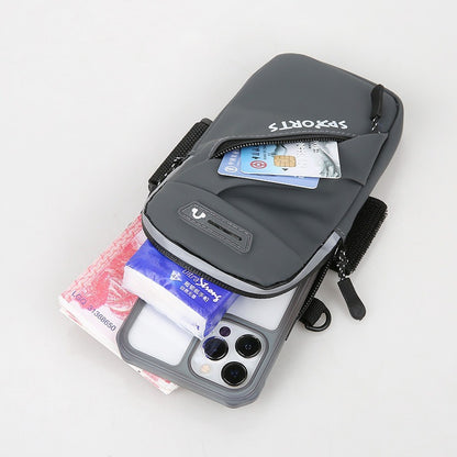 2026 New Model Running Phone Arm Bag Outdoor Sports Breathable Arm Sleeve for Men and Women Fitness Outdoor Cycling Men's Arm Sleeve - image 4