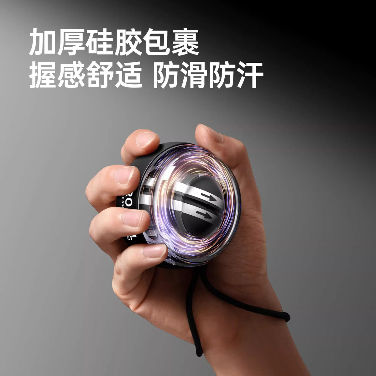 Zhijia Wrist Strength Ball Men's Metal Silent Grip Strengthener Centrifugal Spiral Ball Professional Wrist Exercise Training Device - image 4