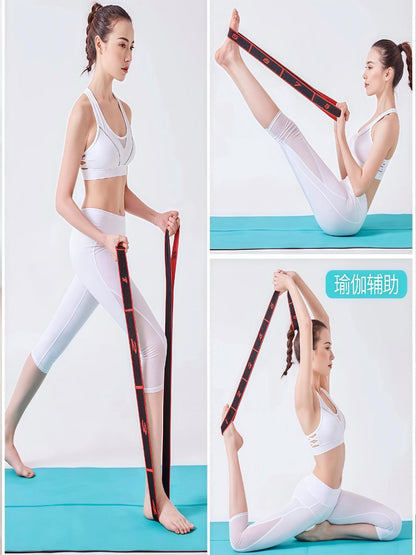 Digital Resistance Elastic Band for Beginners and Experienced Users, Yoga Stretching, Men's and Women's Fitness, Leg Strength, Dance Training, Stretching - image 3