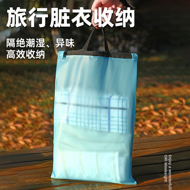 Travel Dirty Clothes Storage Bag, Fitness and Sports Dry and Wet Separation Portable Outdoor Waterproof and Odor-Proof Backpack Packing Bag for Business Trips - image 1