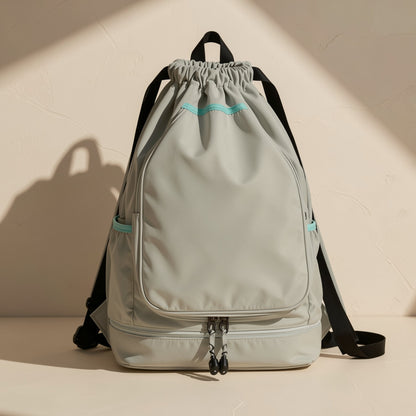 Trailpack nylon outdoor backpack with air cushion strap system
