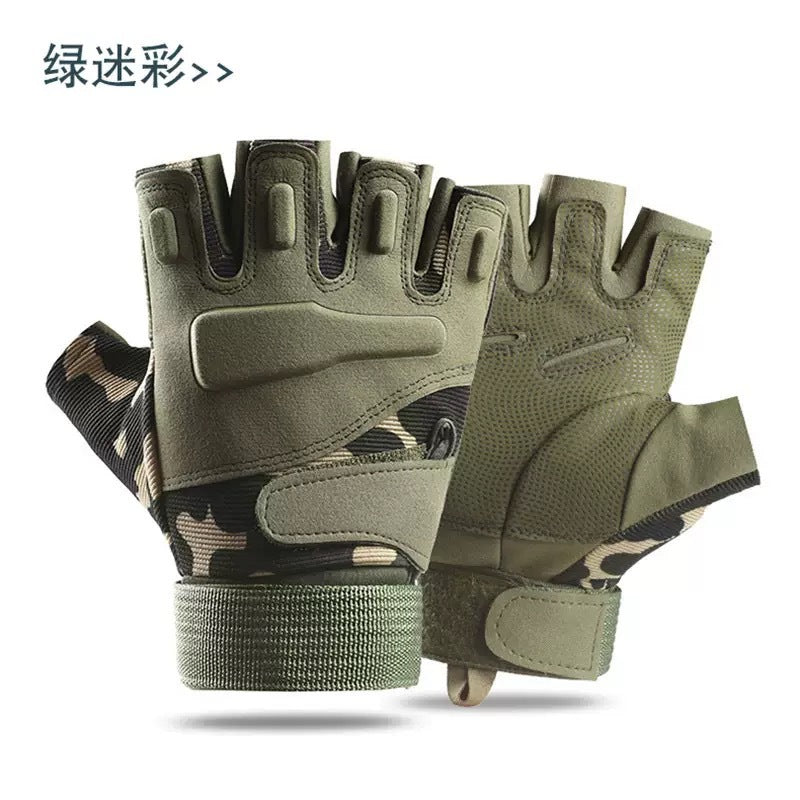 Tactical Gloves Full-Finger Outdoor Sports Mountaineering Protective Fitness Touch Screen Anti-Slip Wear-Resistant Combat Training Cycling Gloves - image 4