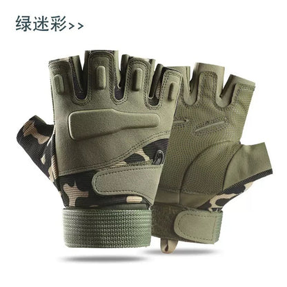 Tactical Gloves Full-Finger Outdoor Sports Mountaineering Protective Fitness Touch Screen Anti-Slip Wear-Resistant Combat Training Cycling Gloves - image 4