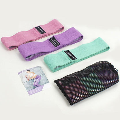 Knitted Hip Belt, Fitness Resistance Band, Stretch Band, Hip Lift Elastic Loop, Resistance Band - image 4