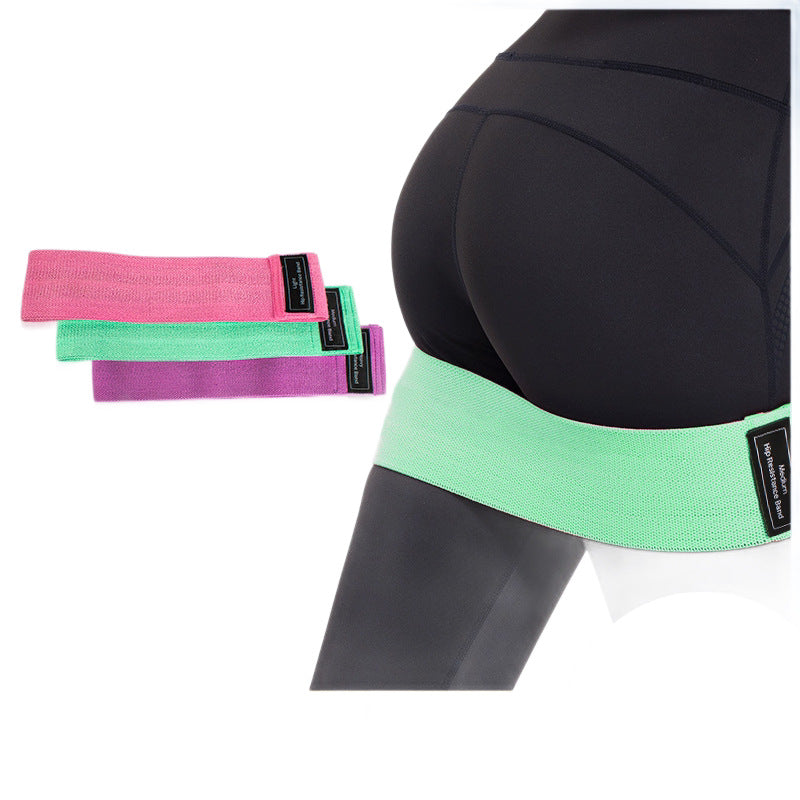 Knitted Hip Belt, Fitness Resistance Band, Stretch Band, Hip Lift Elastic Loop, Resistance Band - image 5