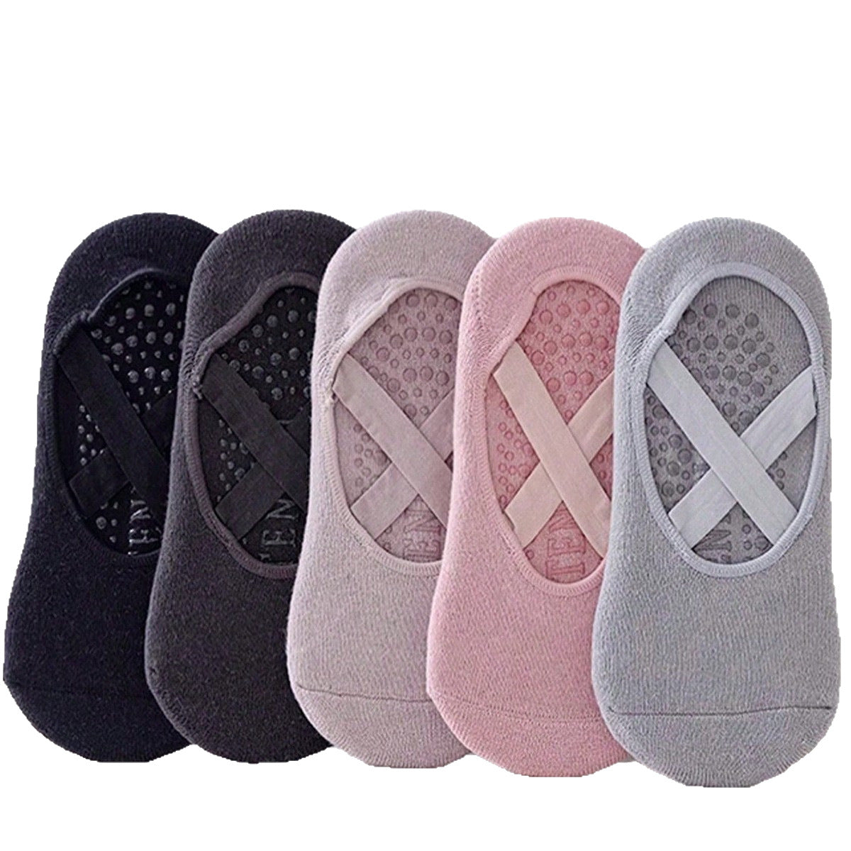 Professional Non-Slip Yoga Socks for Women, Pilates Beginners, Indoor Soft-Soled Shoes, Spring and Autumn Floor Socks, Fitness Dance Socks - image 5