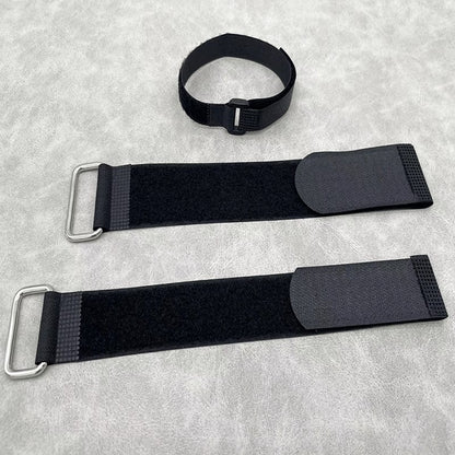 Iron Buckle Nylon Velcro Strap Hook and Loop Fastener Self-Adhesive Tape Yoga Strap Physical Line Strap Reverse Buckle Velcro Tie Strap - image 3