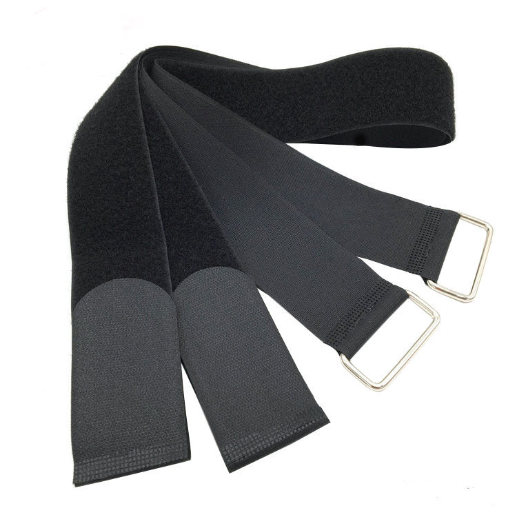 Iron Buckle Nylon Velcro Strap Hook and Loop Fastener Self-Adhesive Tape Yoga Strap Physical Line Strap Reverse Buckle Velcro Tie Strap - image 5