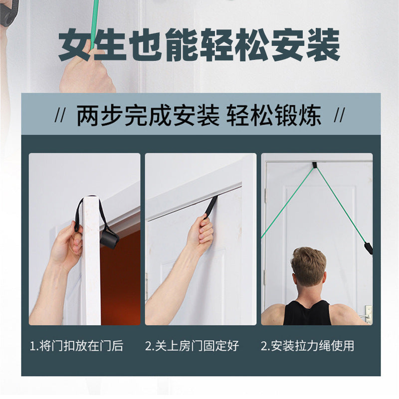 Resistance Rope Door Anchor Fitness Accessories, Resistance Band Door Anchor, Door Clip, Door Anchor Foam for Fixing on the Door - image 2