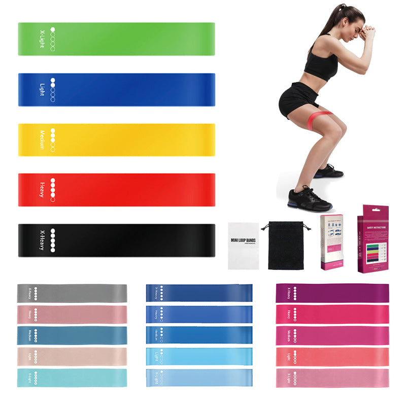 Yoga Hip Resistance Bands Set for Squats and Glute Exercises, Circular Elastic Bands for Glute Workouts, Cross-Border Exclusive Supply - image 1