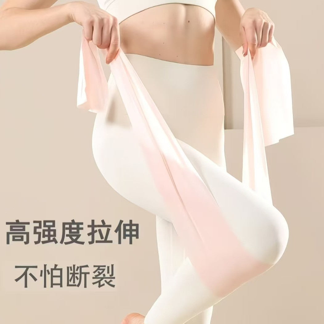 Yoga Stretching Resistance Bands Solid Color Dance Elastic Rope Sports Fitness Elastic Tpe Resistance Bands - image 4