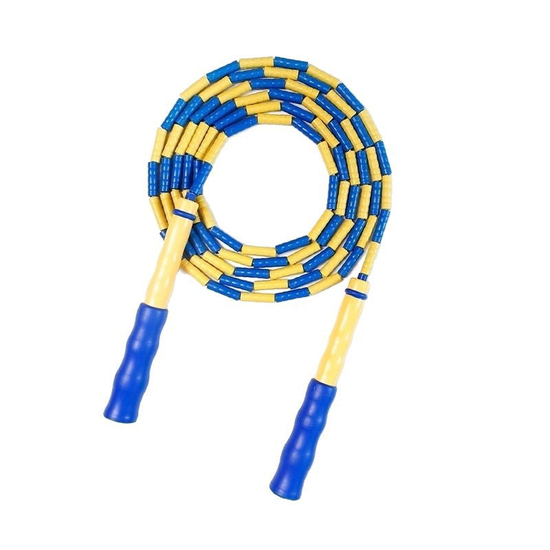 Soft Bead Bamboo Jump Rope for Primary School Students, Can Be Written On, Suitable for Children Aged 6-12, for Kindergarten and Competition Use, Wholesale - image 5