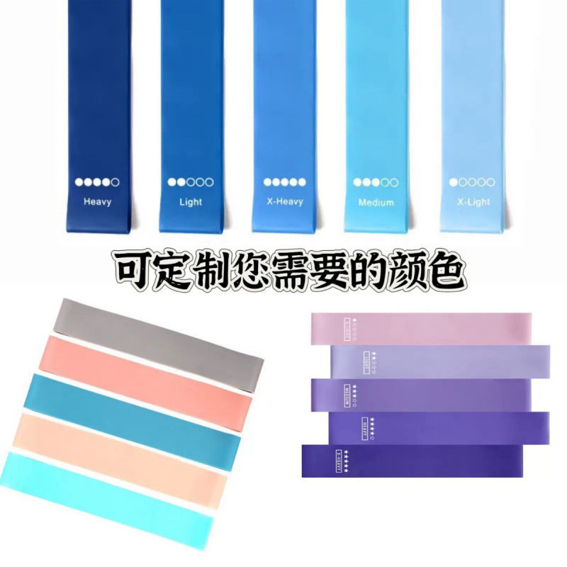 Cross-border exclusive yoga resistance bands, gradient resistance rings, butt-lifting rings, circular fitness resistance rings, mini rings, resistance bands - image 3