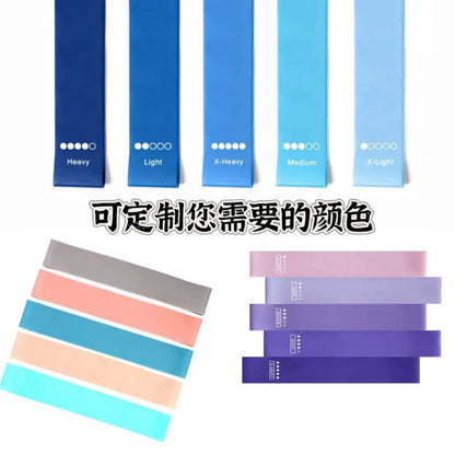 Cross-border exclusive yoga resistance bands, gradient resistance rings, butt-lifting rings, circular fitness resistance rings, mini rings, resistance bands - image 3