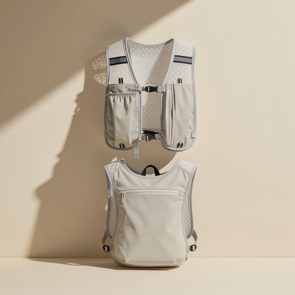 Lightweight nylon running phone bag with a curved shoulder strap - view 2