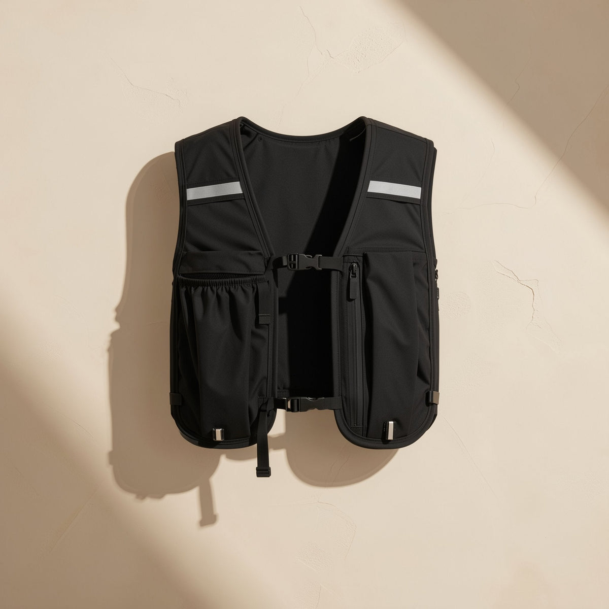 Lightweight nylon running phone bag with a curved shoulder strap - view 5