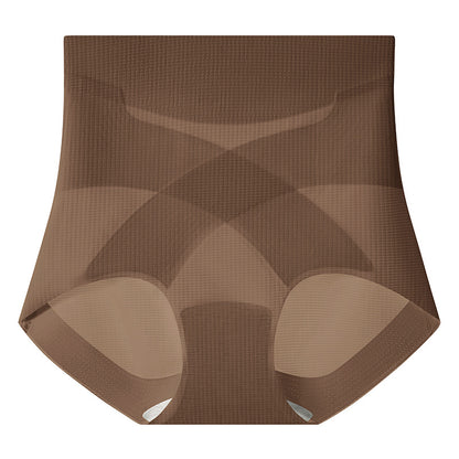High-Waisted Tummy Control Seamless Invisible Butt-Lifting Shaping 10A Antibacterial Extended Crotch Breathable Women's Panties Plus Size Yoga Pants - image 5