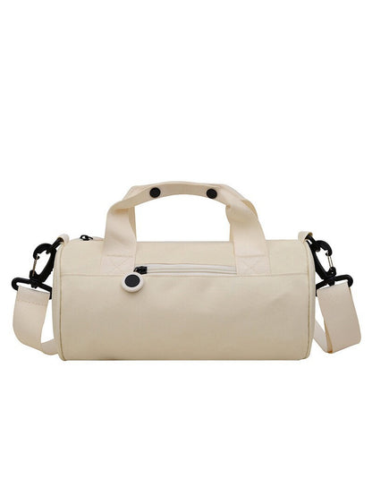 Cylindrical Travel Bag, Unisex, Oxford Cloth, Portable Cross-Body Fitness Bag, Waterproof, Wear-Resistant, Large-Capacity Sports Bag - image 2