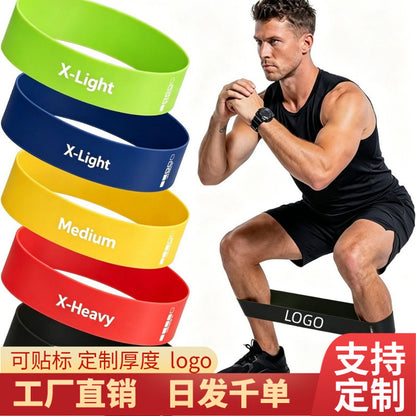 Resistance bands for fitness, strength training, yoga, squats, leg exercises, stretching, butt exercises, elastic bands in stock - image 2