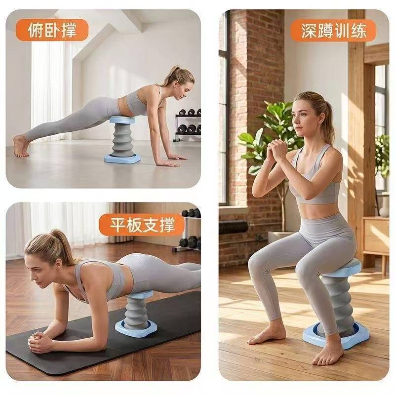 Push-up support stand, push-up auxiliary training equipment, home fitness exercise support stand trainer with automatic rebound - image 3