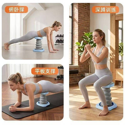 Push-up support stand, push-up auxiliary training equipment, home fitness exercise support stand trainer with automatic rebound - image 3