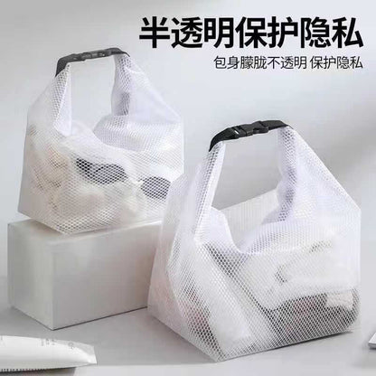 Waterproof storage bag for gym clothes, swimming, bathroom, large-capacity drawstring bag for men and women, outdoor travel toiletry bag, small size - image 4