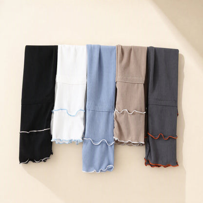 Ice silk sun protection sleeves with polyester and spandex fabric composition