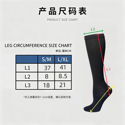 Unisex sports compression calf socks, over 200 styles of long compression socks for jump rope and running, direct from the factory - image 4