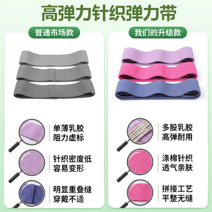 Yoga resistance band, butt-lifting ring, squat butt band, butt-lifting ring, thickened resistance band, circular fitness band - image 2