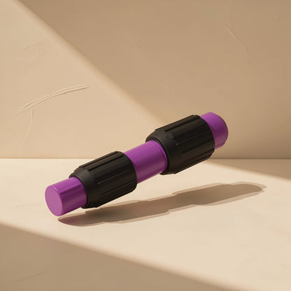 Four-section telescopic iron trekking pole with internal lock and rubber tip - view 4
