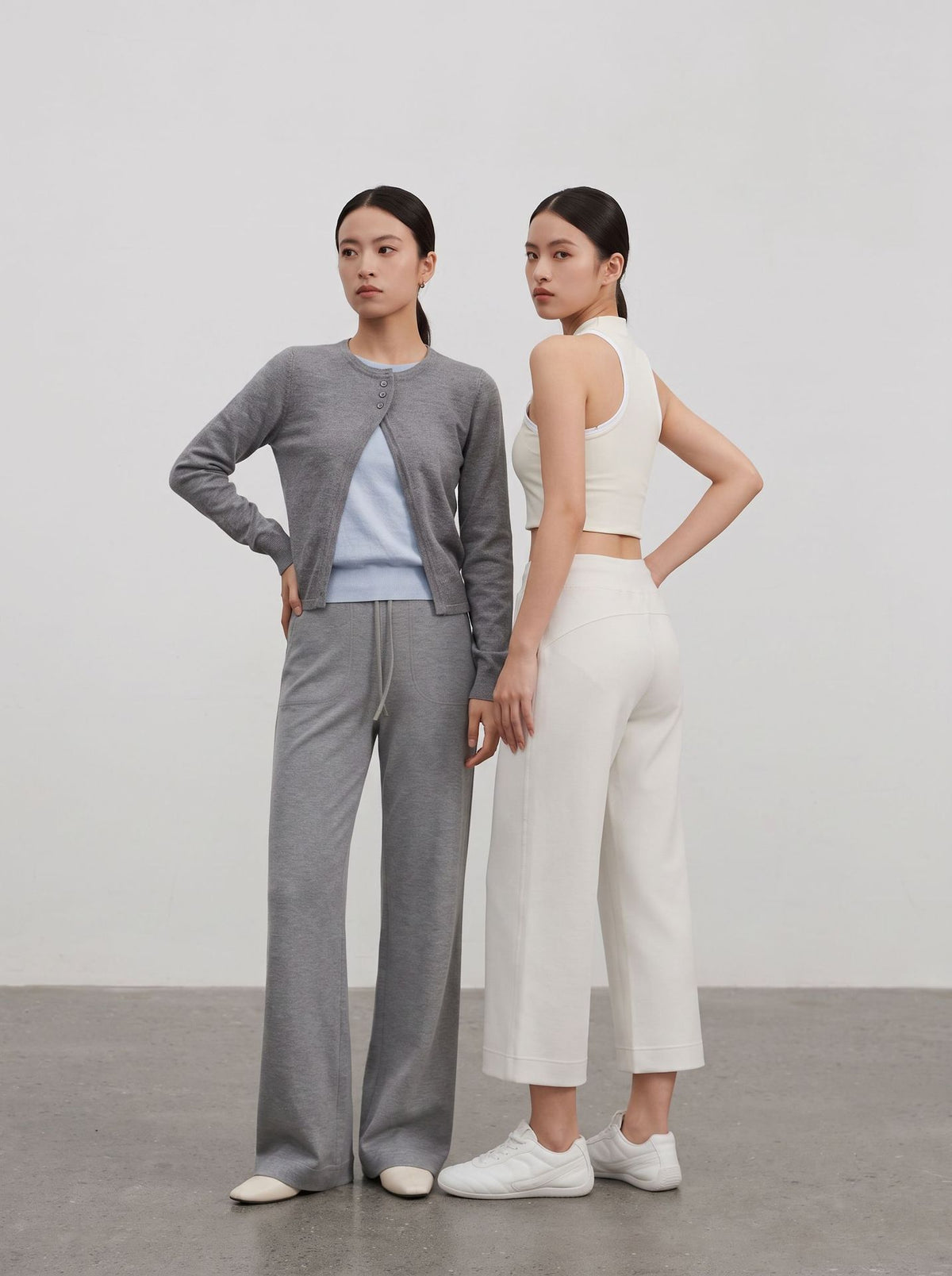 New Style Lightweight Flared High-Waisted Yoga Pants with a Draped Feel, Casual Drawstring Pockets, and Sports Flare Pants for Women - image 2