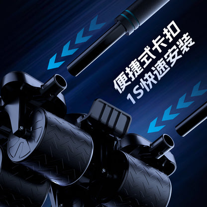 Four-Wheel Six-Elbow Support Abdominal Roller with Automatic Rebound for Abdominal Exercises, Suitable for Men and Women, Home Use Elbow Support Roller Fitness Equipment - image 2