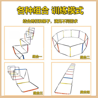 Multifunctional Colorful Butterfly Agility Ladder Folding Jump Ladder Children's Football Basketball Physical Fitness Pace Training Equipment Ladder - image 3