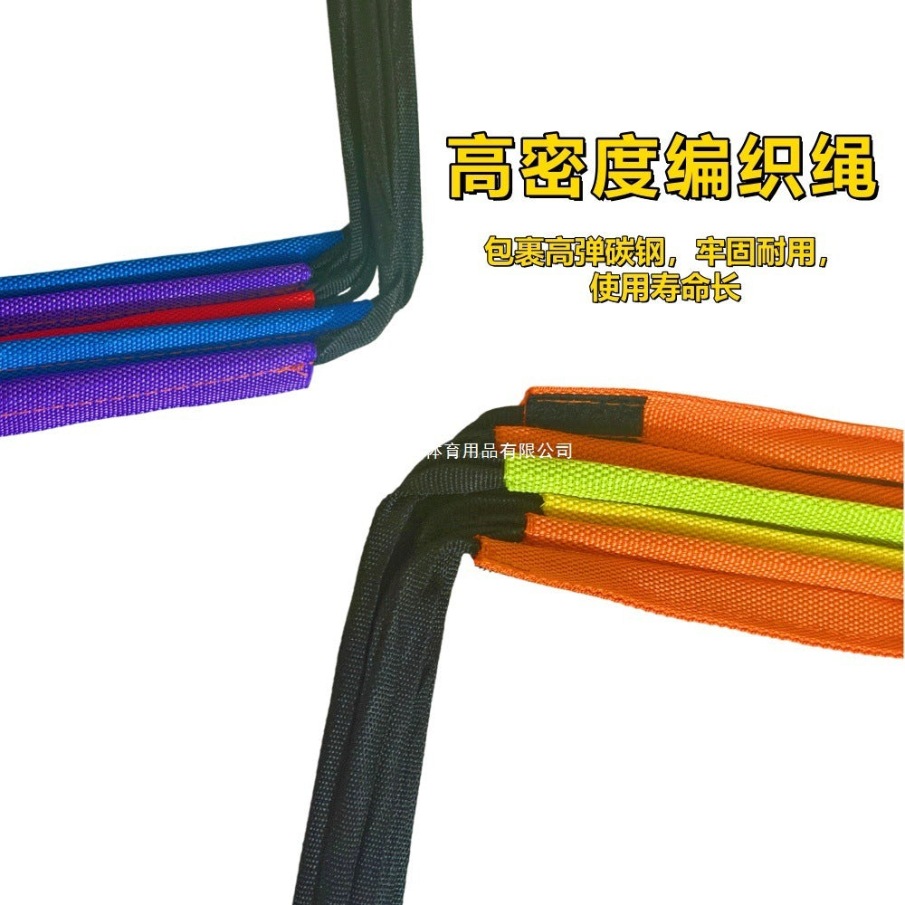 Multifunctional Colorful Butterfly Agility Ladder Folding Jump Ladder Children's Football Basketball Physical Fitness Pace Training Equipment Ladder - image 4