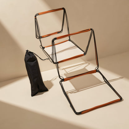 Carbon steel agility ladder described as foldable physical training equipment - view 5