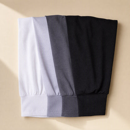 Straight-cut ice silk arm sleeves with a loose-fitting style - view 3