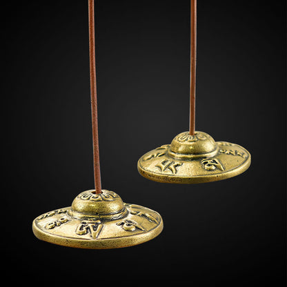 Brass Chimes, Yoga Meditation Chimes, Ethnic Percussion Instruments, Chime Bells, Ritual Bells, Copper Cymbals Ringing - image 2