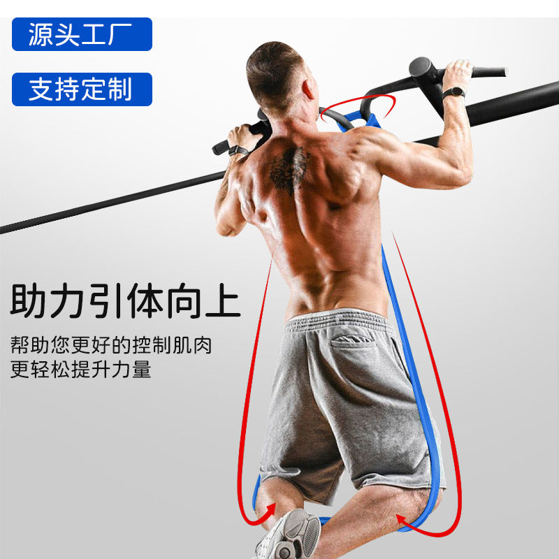 Amazon Latex Tpe Resistance Band Yoga Fitness Resistance Band 2080mm Pull-Up Training Elastic Band - image 3