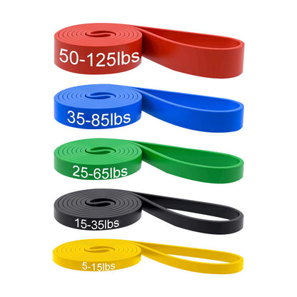 Amazon Latex Tpe Resistance Band Yoga Fitness Resistance Band 2080mm Pull-Up Training Elastic Band - image 5