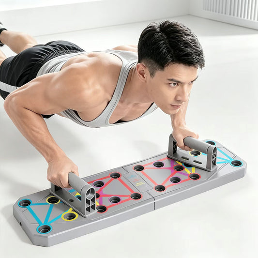 Multifunctional foldable push-up stand fitness board for arm strength training, home training equipment, men's abdominal exercise board - image 2