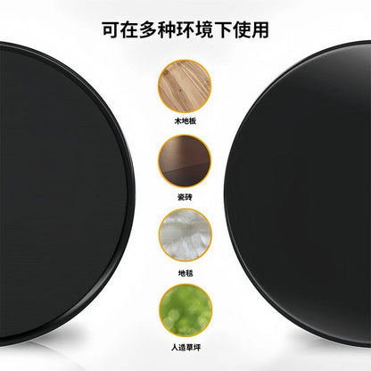 Pilates Sliding Disc Yoga Abdominal Muscle Foot Exercise Fitness Sliding Board Core Training Sliding Mat - image 4