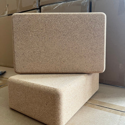 Yoga-Specific Brick for Straight Leg Exercises, High-Density Arch Training, Brown Cork, Custom-Made 750g Children's Dance Practice Brick - image 4