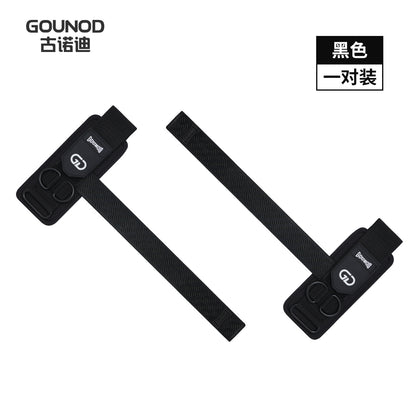 GOUNOD deadlift fitness support strap, weightlifting pull-up wrist guard, silicone non-slip grip strap, single bar hand protector - image 5