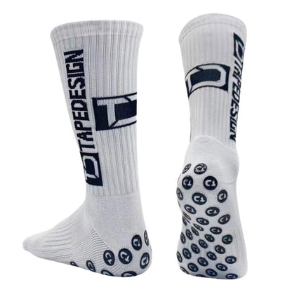 Temu's Best-Selling Dotted Grip Sports Socks for Men, Tc Professional Thickened Towel Bottom, Sweat-Absorbent, Anti-Odor, Dotted Grip Non-Slip Football Socks - image 2