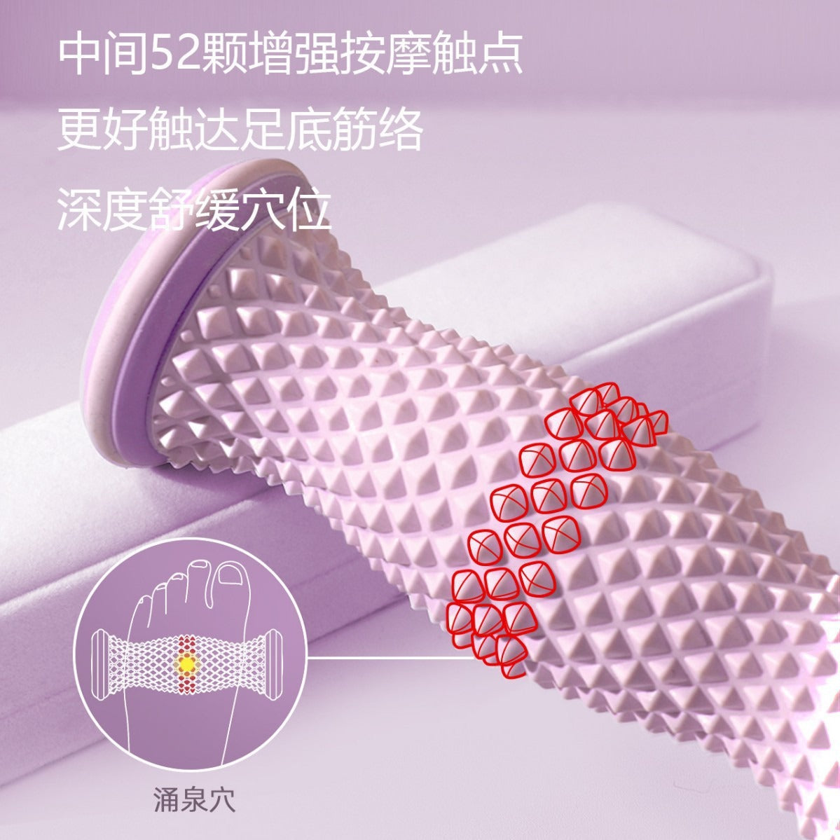 Foot Massage Roller, Foot Arch Trainer, Portable Stretching Yoga Aid, Calf Stretching Relaxation Roller - image 4