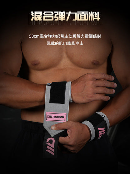 Muscle Duke Men's Fitness Wristband Professional Support Bandage for Sprains, Pressure Sports Protection, Weightlifting, Bench Press, Push-Ups - image 4