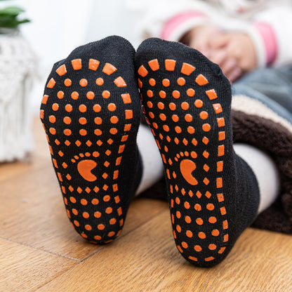 Manufacturer Wholesale Trampoline Socks with Adhesive Dots, Children's Non-Slip Socks, Floor Sock Covers, Children's Playground Early Education Adult Yoga Socks - image 4